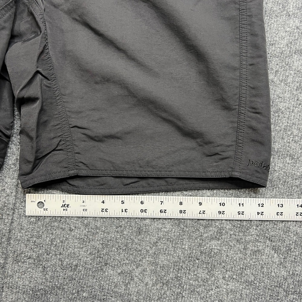 Patagonia Wavefarer Board Shorts Men's 34 Black Nylon Surf Swim Trunks 86654SP - Picture 8 of 10